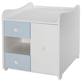 LORELLI Classic Трансформиращо се легло-люлка 190/72 см. MINI MAX БЯЛО/BABY BLUE