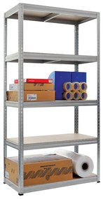 Метален стелаж STAR 180x90x45 см, до 350 на рафт - цинк