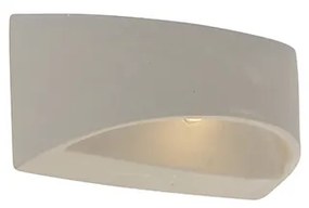 Ръстична стенна лампа бетон полукръгла - Adelaide