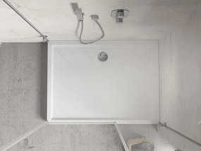 Mexen Flow+ правоъгълен душ коритo 80 x 70 см, бял гланц - 46R107080H