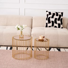 Кафе-масиs Temporal Lite-злато