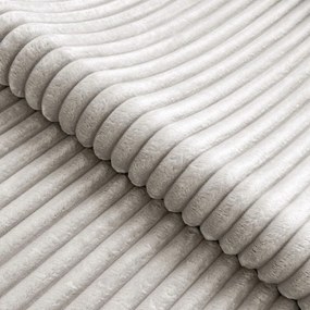 Светлосив ъглов диван от рипсено кадифе (ляв ъгъл L форма) Marbeya – Ropez