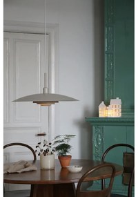 Бежово висящо осветително тяло с метален абажур ø 57 cm Piny – Markslöjd