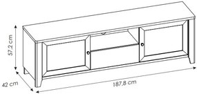 TV шкаф Nostice 2D1S