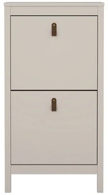 Сиво-бежова накланяща се стойка за обувки Madrid – Tvilum