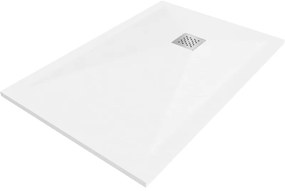 Mexen Stone+ композитен душ кабина правоъгълна 120 x 100 см, бяла - 44101012