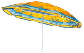 Плажен чадър Muhler U5037 651449, 180х180 см, Без стойка, Чупещо рамо, 8 Ребра, Асорти