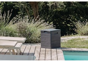 Тъмносива градинска кутия за съхранение Woodys – Toomax