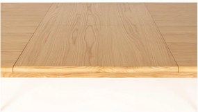 Сгъваема трапезна маса с допълнителна плоча с дъбов плот 90x180 cm Twist – Zuiver