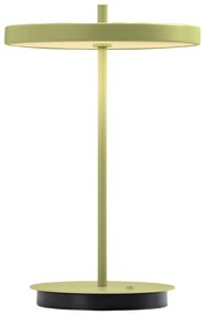 Зелена метална LED настолна лампа с метален абажур (височина 31 cm) Asteria Move – UMAGE