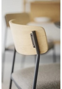 Трапезни столове в бежов и естествен цвят в комплект от 2 бр. Maymont – Rowico