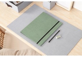 Зелен картонен органайзер Paulina Canvas Paper Laminate A5 – Bigso