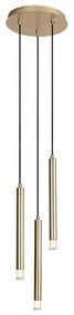 Rabalux 72359 - Пендел RAMIRA 3xG9/5W/230V златист