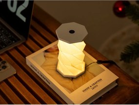 Бяла преносима светлинна декорация с USB ø 8 cm Twist – Gingko