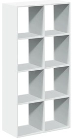858021 vidaXL Разделител за стая / библиотека, бял, 69,5x29x137,5 см