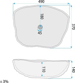 Умивалник за плот Isla Canyon