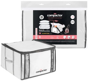 Вакуумна подсилена текстилна кутия за съхранение на дрехи 42x25x25 cm Life – Compactor