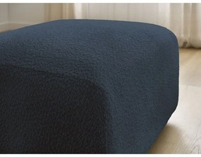 Тъмносиня табуретка от букле Tina – Bobochic Paris