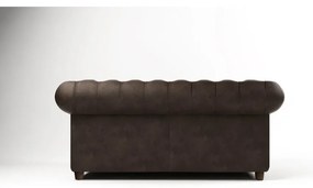 Тъмнокафяв диван от кадифе 184 cm Cambridge - Ropez