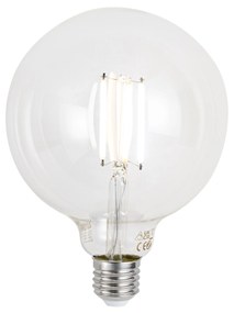 Димируема LED крушка E27 G125 прозрачна 7W 806lm 2700-6500K