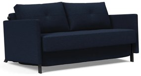 Тъмносин разтегателен диван Cuber с подлакътници Mixed Dance Blue, 100 x 154 cm Cubed - Innovation