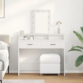 Sonata H Тоалетна маса Бяла МДФ 100 x 41 x 140 см Тоалетна маса