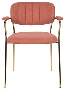 Розови трапезни столове в комплект от 2 Jolien - White Label