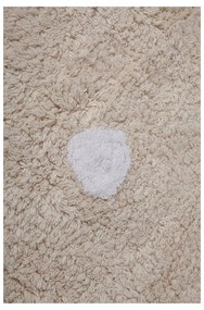 Бежов ръчно изработен памучен детски килим подходящ за пране 120x160 cm Biscuit Beige – Lorena Canals