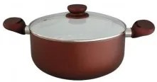 Тенджера с керамично покритие 24см кафява TANGO-(Б) (HX-30.24BR)