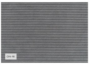 Ъглов разтегателен диван от сив велур (променлив) Lazy Lukka - Miuform