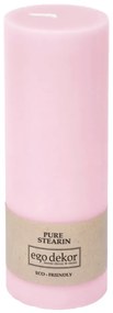 Розова приятелска свещ, време на горене 60 ч. Eco - Eco candles by Ego dekor