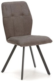 Тъмносиви трапезни столове в комплект от 4 Mery - Marckeric