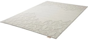 Светлосив вълнен килим 200x300 cm Credo - Agnella