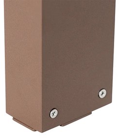 Стойка за външна лампа ръждиво кафява 50 см с LED 2-светлина IP44 - Esmee