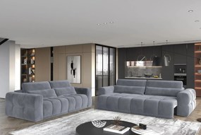 Диван Рабит двуместен-Сив