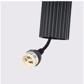 Черно висящо осветително тяло Gleam – Sollux