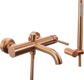 REA-B1115 - Комплект за вана LUNGO, четкан мед