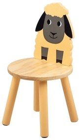 Bigjigs - Дървено столче - Овчица