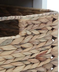 Скрин от масивна Пауловния в цвят слонова кост 76x70x33 cm Vermont – Premier Housewares
