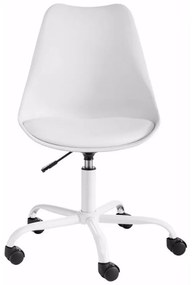 Бял регулируем офис стол Dan - Støraa