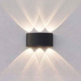 Фасадна лампа Аплик LED JNH040-6G Black