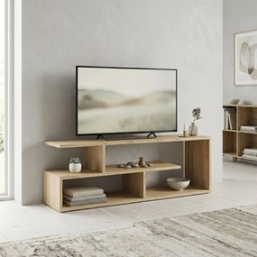 Меламинов ТВ шкаф Forever Megapap, цвят дъб, размери 120x30x40 см.