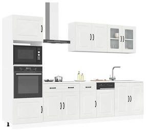 3314733 vidaXL Комплект кухненски шкафове от 7 части Kalmar, инженерно дърво
