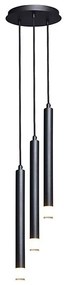 Rabalux 72358 - Пендел RAMIRA 3xG9/5W/230V черен