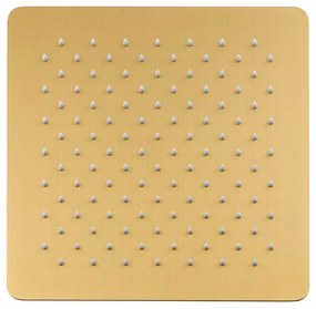 Душ глава от неръждаема стомана в златист цвят Slim – Sapho