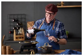 Алуминиево гърне с капак и незалепващо покритие подходящо за индукционен котлон 2,6 l – Holm