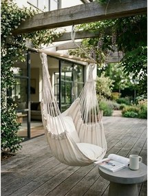 Кремав подплатен висящ градински стол Tobago – Garden Pleasure