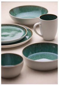 Бяла/зелена глинена купичка 850 ml Gastro White/Green – Bitz