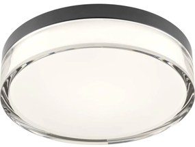 Redo 01-3735 - LED Плафониера FRISBI LED/12W/230V 3000/4000K IP44 черен