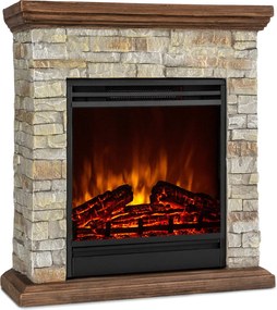 Klarstein Etna Електрическа камина 1800W Седмичен таймер Дистанционно управление LED